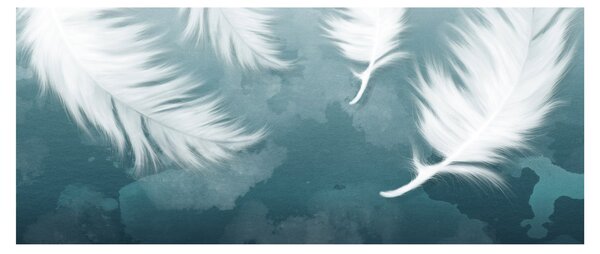 Kép - Fehér toll (120x50 cm)