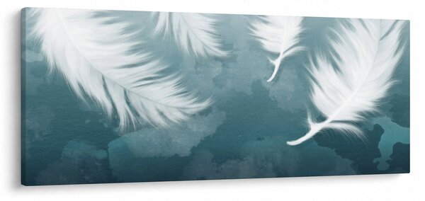 Kép - Fehér toll (120x50 cm)