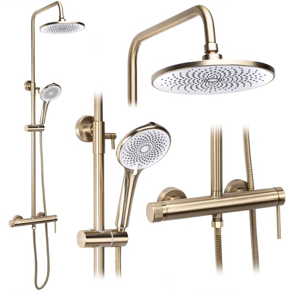 Zuhanyszett Rea Foss Clif Brush Gold