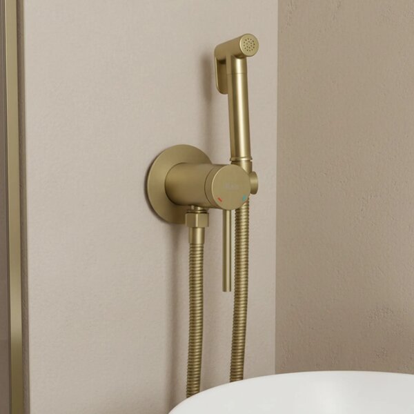 Bidé csap Foss Clif Brush Gold
