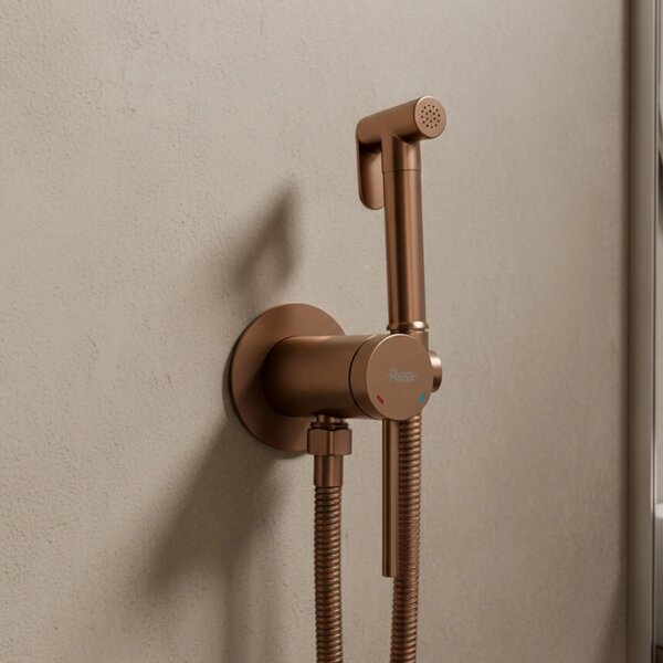 Bidé csap Foss Clif Brush Copper