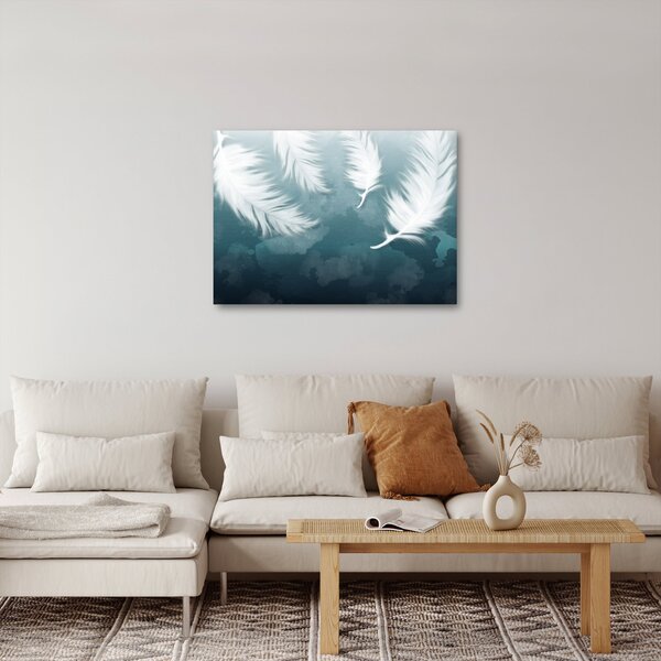 Kép - Fehér toll (70x50 cm)