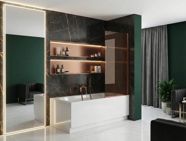 Kádparaván Rea Elegant Brush Copper 70
