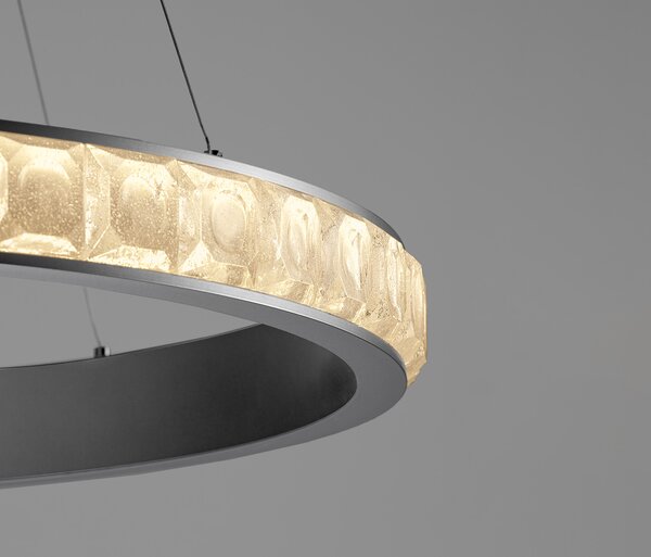 Eteken LED egyágú függesztett lámpa