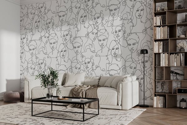 Fotótapéta A nők arcának jellemzői, Modern fotótapéta, w00129 - Muralas.hu