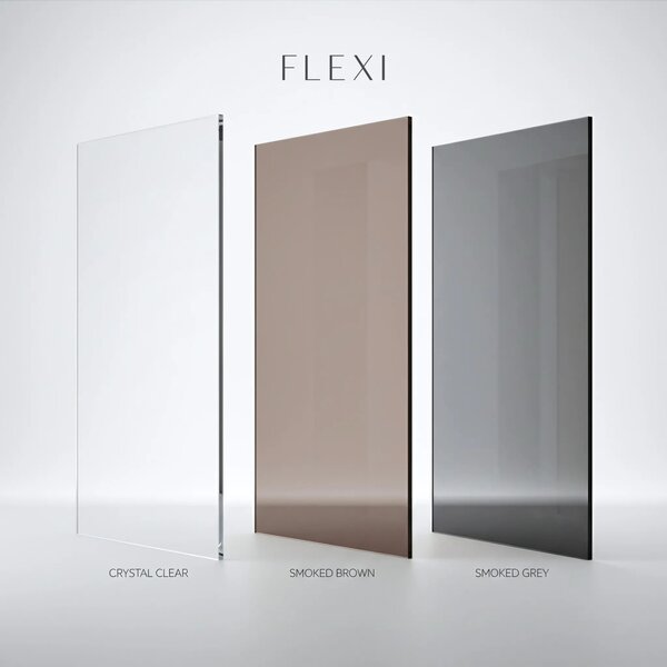 Zuhanyfal Rea Flexi Grey / Black 80