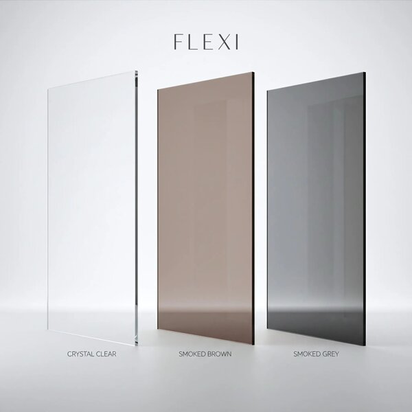Zuhanyfal Rea Flexi Grey / Black 140