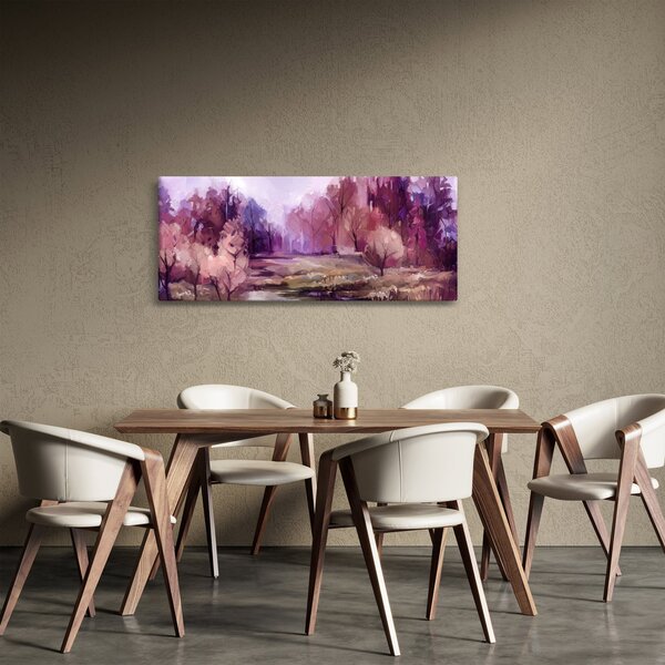 Kép - Őszi tájképfestés (120x50 cm)