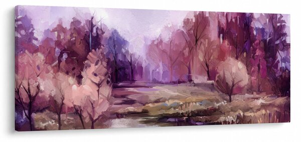Kép - Őszi tájképfestés (120x50 cm)