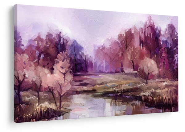 Kép - Őszi tájképfestés (90x60 cm)