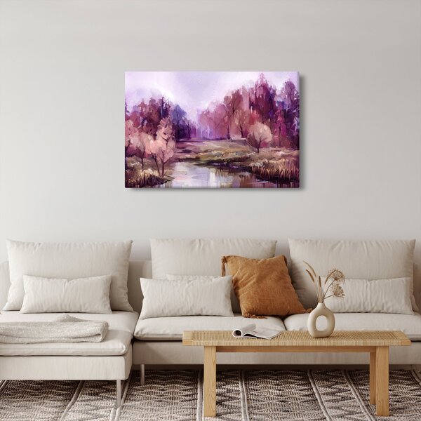 Kép - Őszi tájképfestés (90x60 cm)