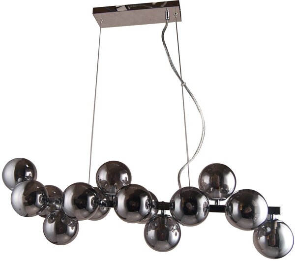 Italux glamour modern függeszték marbelio króm füstös itxpnd-6161-16 ch+sm