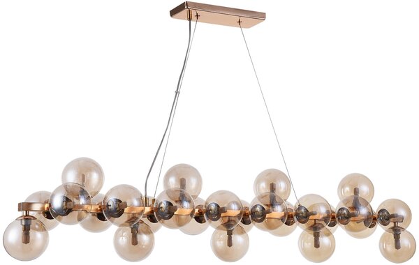 Italux glamour modern függeszték cabella konyak arany itxpnd5252a25gdcgn