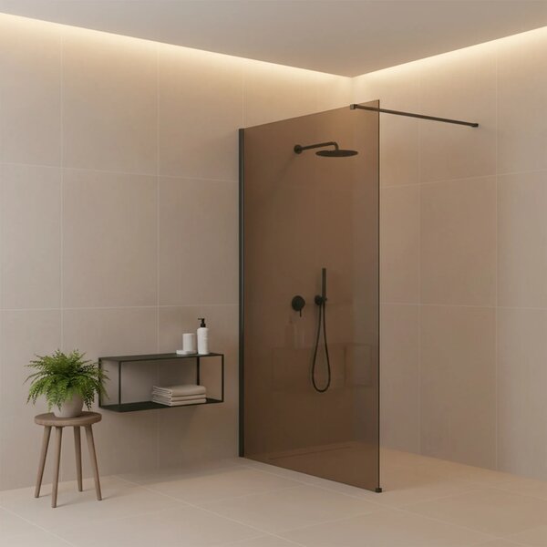 Zuhanyfal Rea Flexi Brown / Titan 80