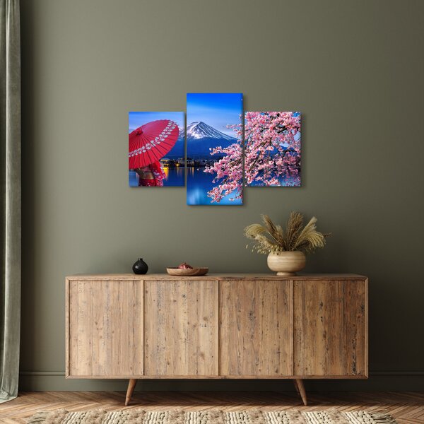 Kép - Kilátás a csúcsra, Japán (90x60 cm)