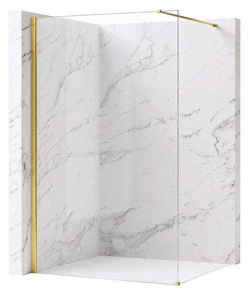 Zuhanyfal Rea Flexi Transparent / Gold 100