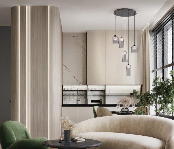 Dione LED több ágú függesztett lámpa