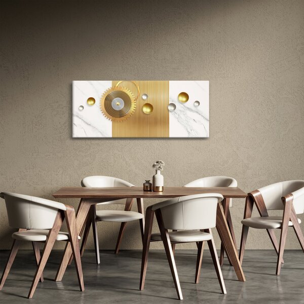 Kép - Gyöngyök márványon (120x50 cm)