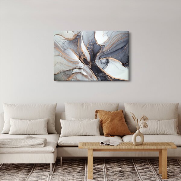 Kép - Szürke márvány (90x60 cm)