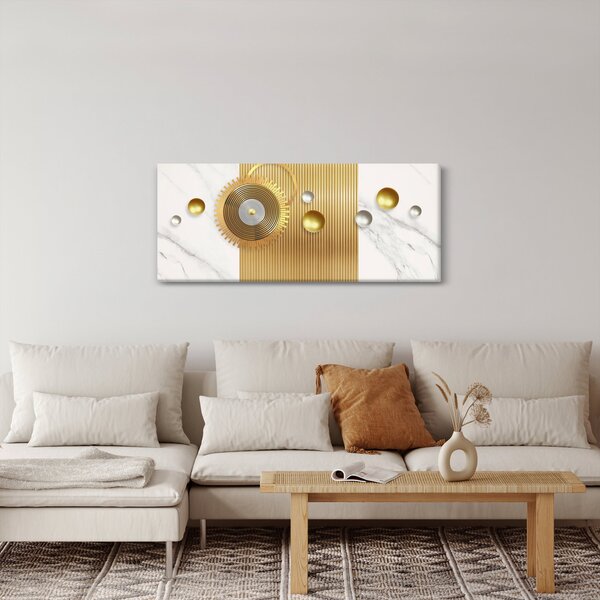 Kép - Gyöngyök márványon (120x50 cm)