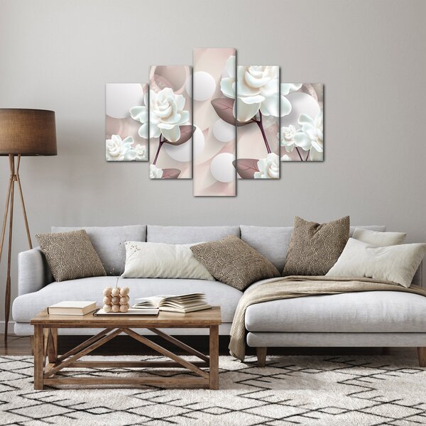 Kép - Rózsa virágok (150x105 cm)