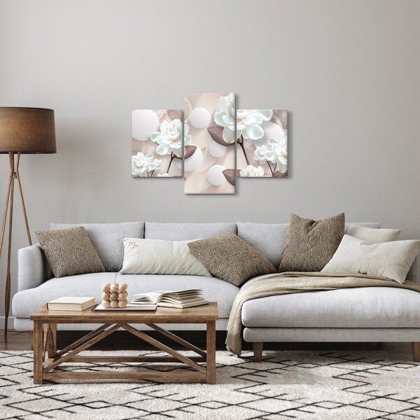 Kép - Rózsa virágok (90x60 cm)