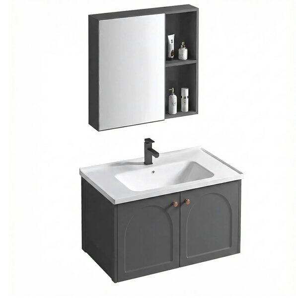 Fürdőszobabútor szett mosdóval Denver 60cm Grey