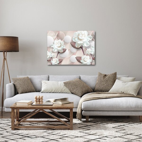Kép - Rózsa virágok (70x50 cm)