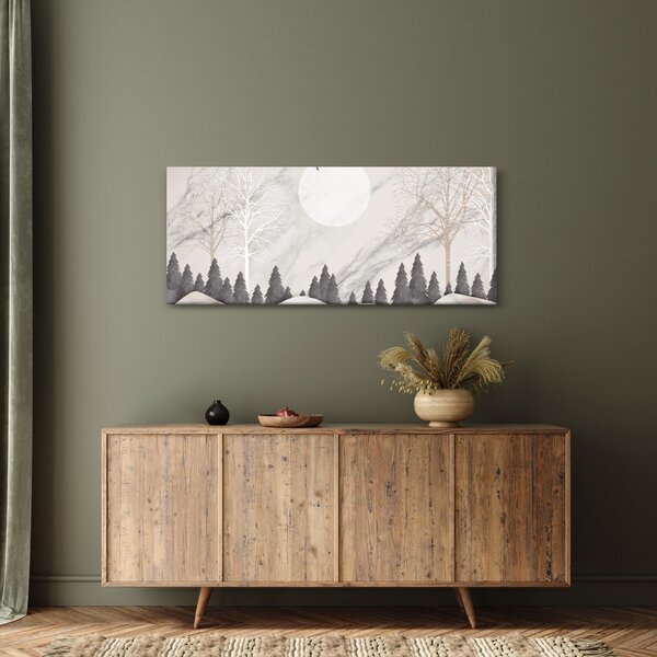 Kép - Téli táj (120x50 cm)
