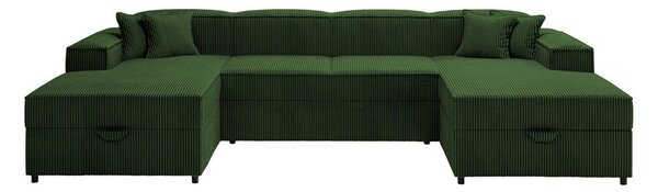 Sarokkanapé Clovis 115, Kárpit, 79x320x166cm