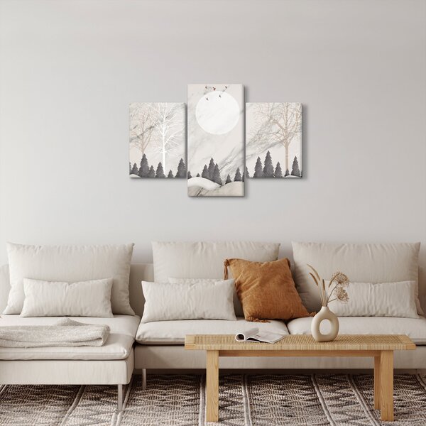 Kép - Téli táj (90x60 cm)