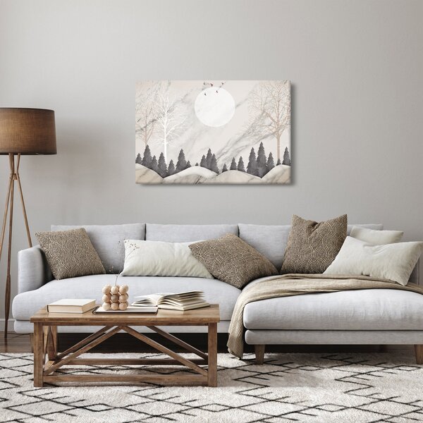 Kép - Téli táj (90x60 cm)