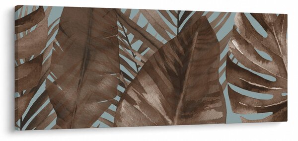 Kép - Pálma levél, akvarell (120x50 cm)