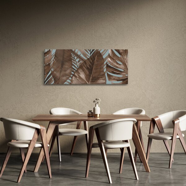 Kép - Pálma levél, akvarell (120x50 cm)