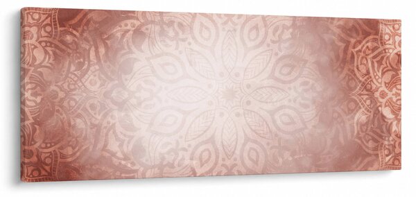 Kép - Rózsaszín mandala (120x50 cm)