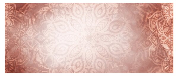 Kép - Rózsaszín mandala (120x50 cm)