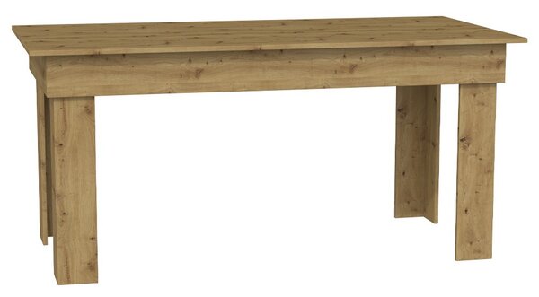 Aldabra SO M étkezőasztal, 160x75x80 cm, tölgy