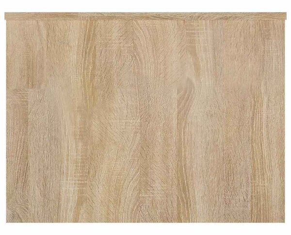 Sonoma tölgy színű szerelt fa dohányzóasztal 80x55,5x41,5 cm
