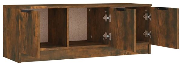 Füstös tölgy színű szerelt fa TV-szekrény 102 x 35 x 36,5 cm