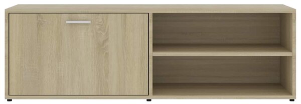 Sonoma tölgy színű szerelt fa TV-szekrény 120 x 34 x 37 cm