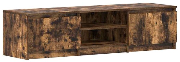 Füstös tölgy színű szerelt fa TV-szekrény 140 x 40 x 35,5 cm