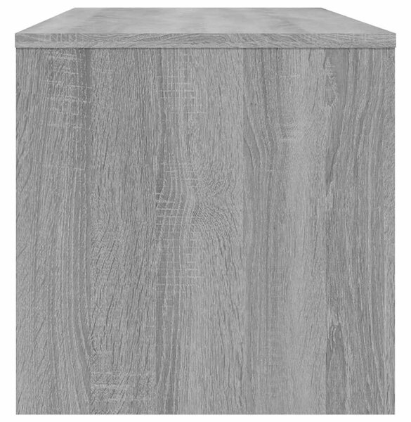 Szürke sonoma színű szerelt fa TV-szekrény 100 x 40 x 40 cm