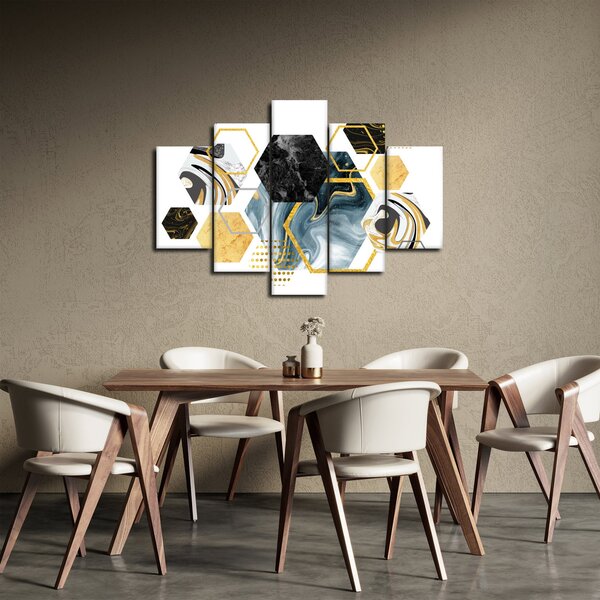 Kép - Sokszög (150x105 cm)