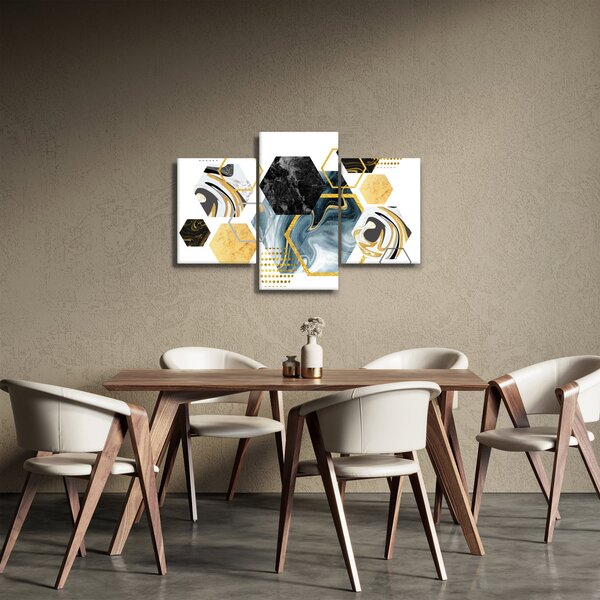 Kép - Sokszög (90x60 cm)