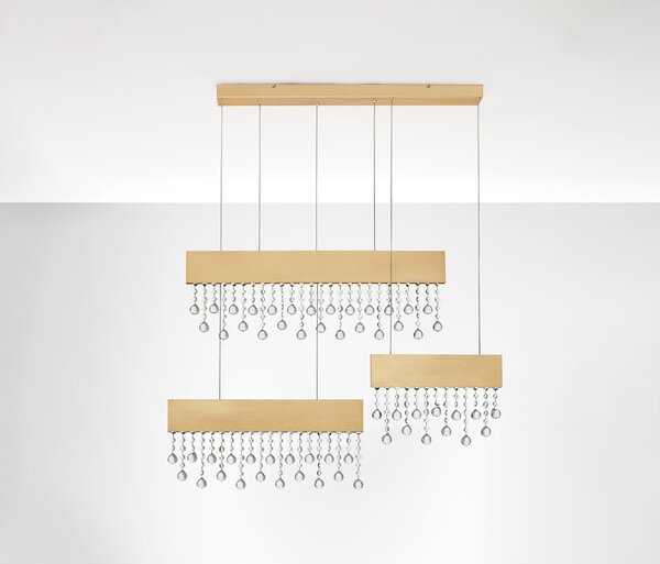 Crista LED több ágú függesztett lámpa