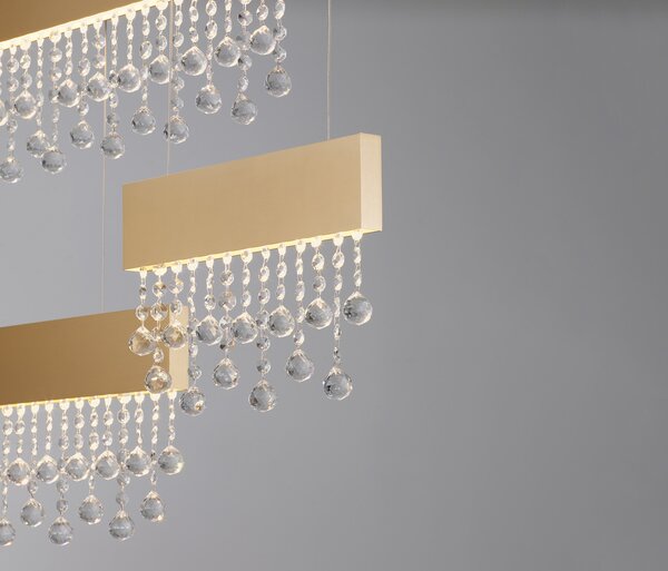 Crista LED több ágú függesztett lámpa