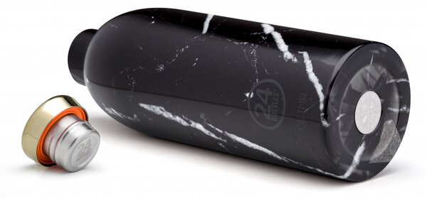 24Bottles CLIMA BLACK MARBLE design termosz