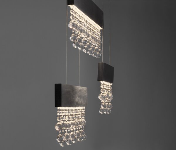Crista LED több ágú függesztett lámpa