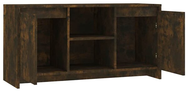 Füstös tölgy színű szerelt fa TV-szekrény 102x37,5x52,5 cm