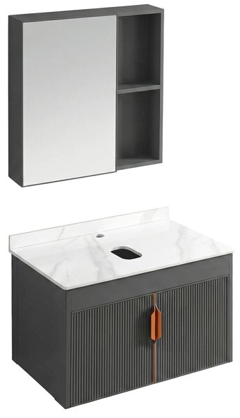 Fürdőszobabútor szett pulttal Marti 60cm Grey